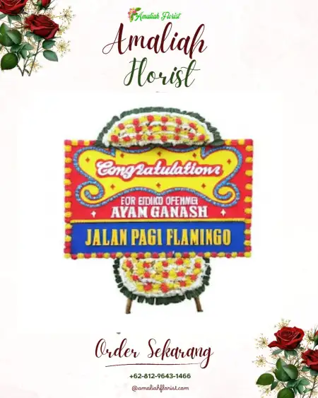Sewa Papan Bunga Batang Kabung